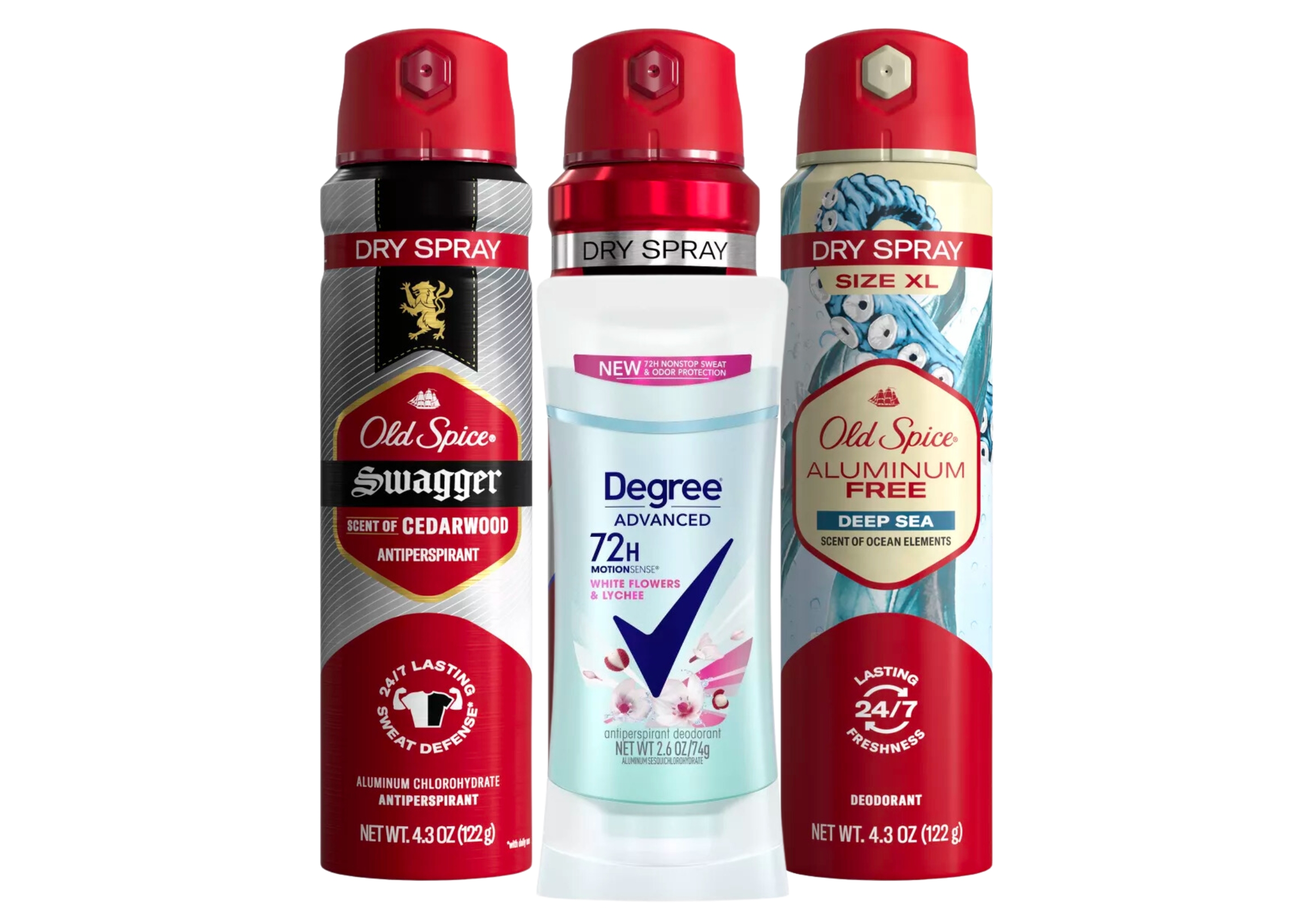 4 Deodorant Products