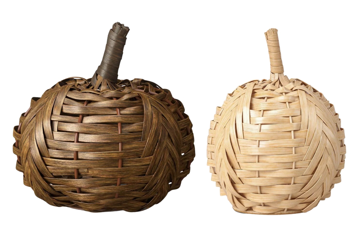 Herringbone Woven Pumpkin