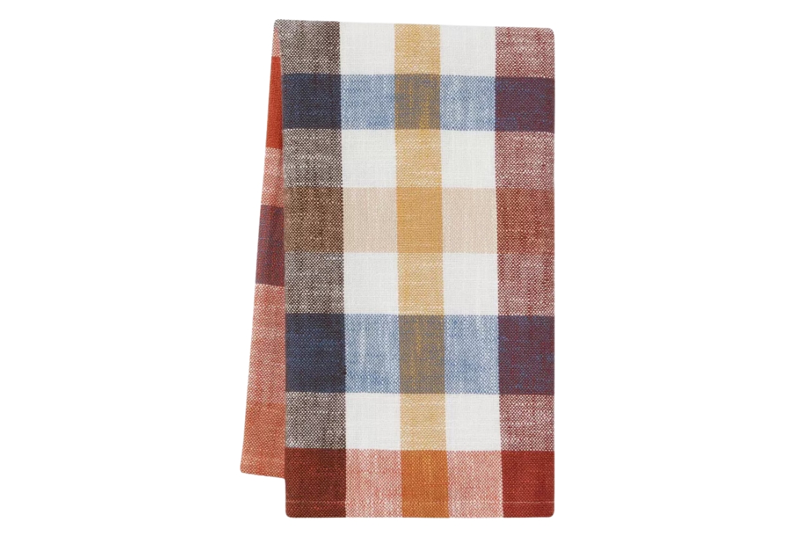 Multi-Plaid Kitchen Towel