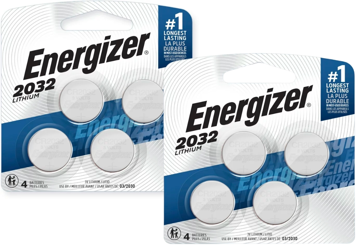 2 4-Pack Coin Batteries