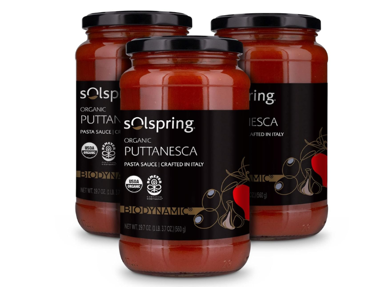 Solspring Biodynamic Organic Pasta Sauce