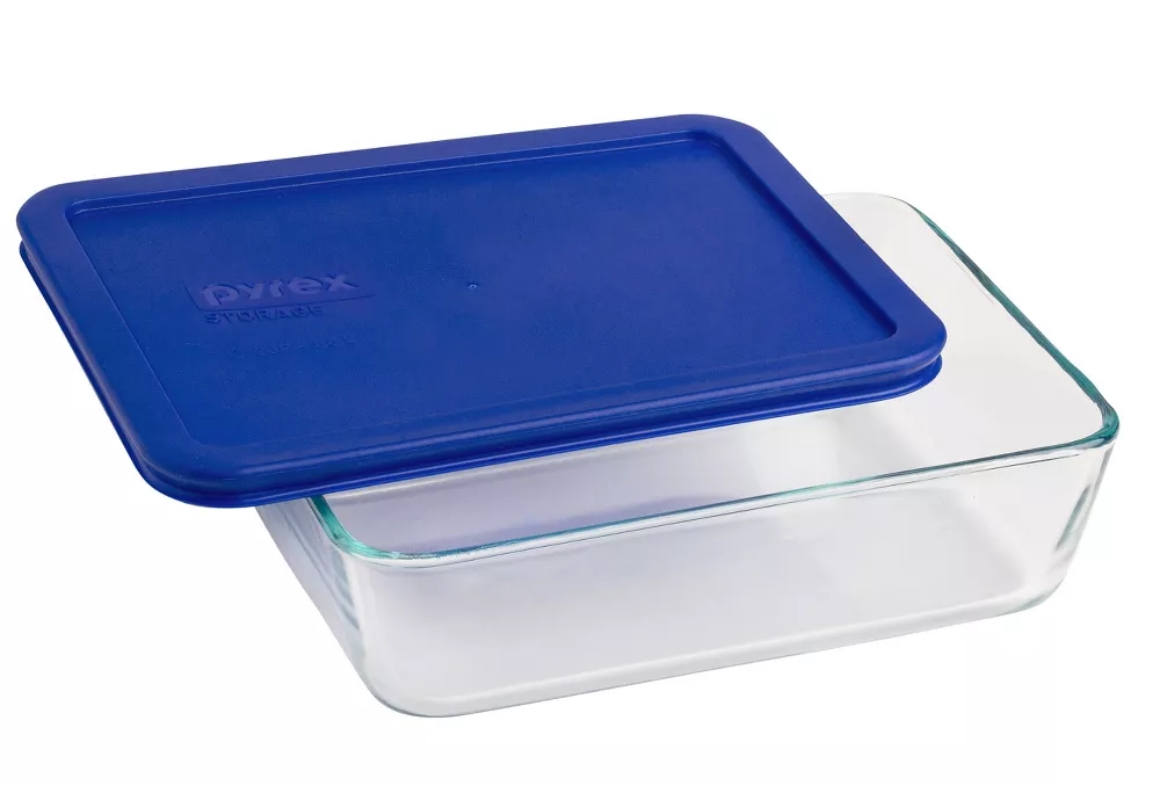 Pyrex 6-Cup Rectangle Glass Container