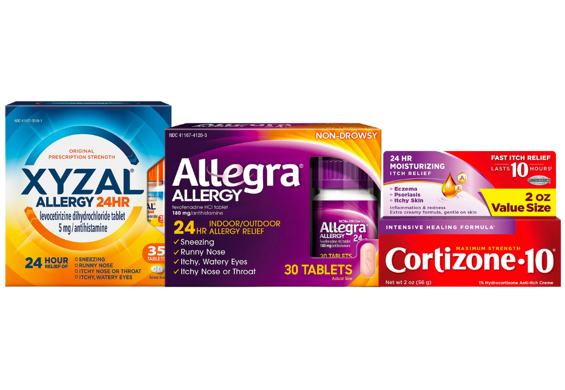 3 Allergy Meds at Walgreens