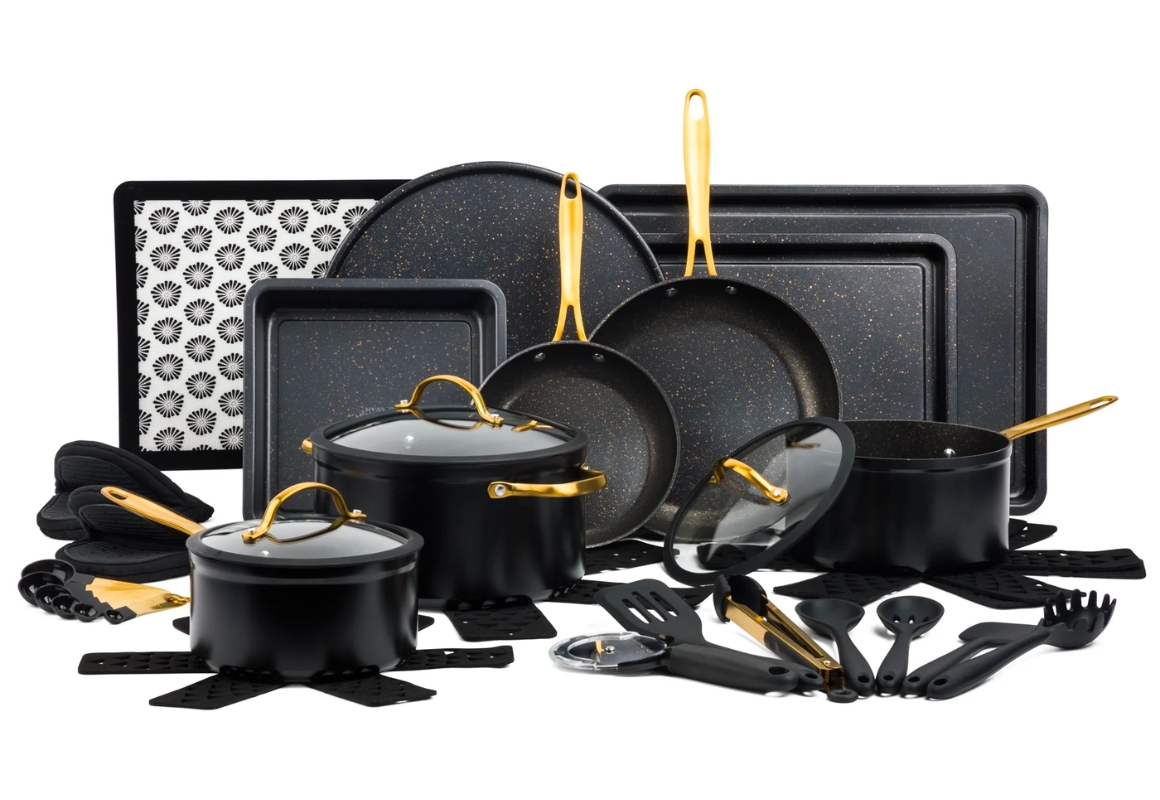 32-Piece Cookware Set, Available at Walmart for Only $89 - The Krazy Coupon  Lady